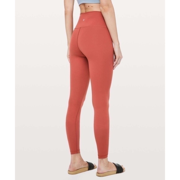 Lululemon Wunder Under High-Rise Tight Full-On Luxtreme 28" Brick Rose - Picture 2 of 11